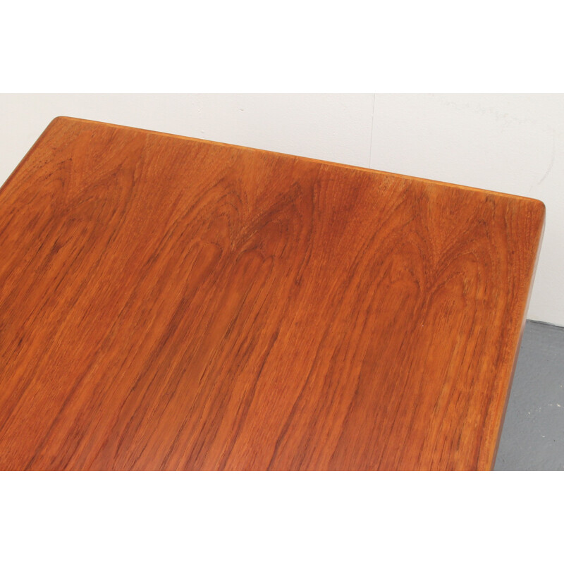 Square teak Coffee Table by Henning Kjaernulf for Vejle Mobelfabrik - 1960s