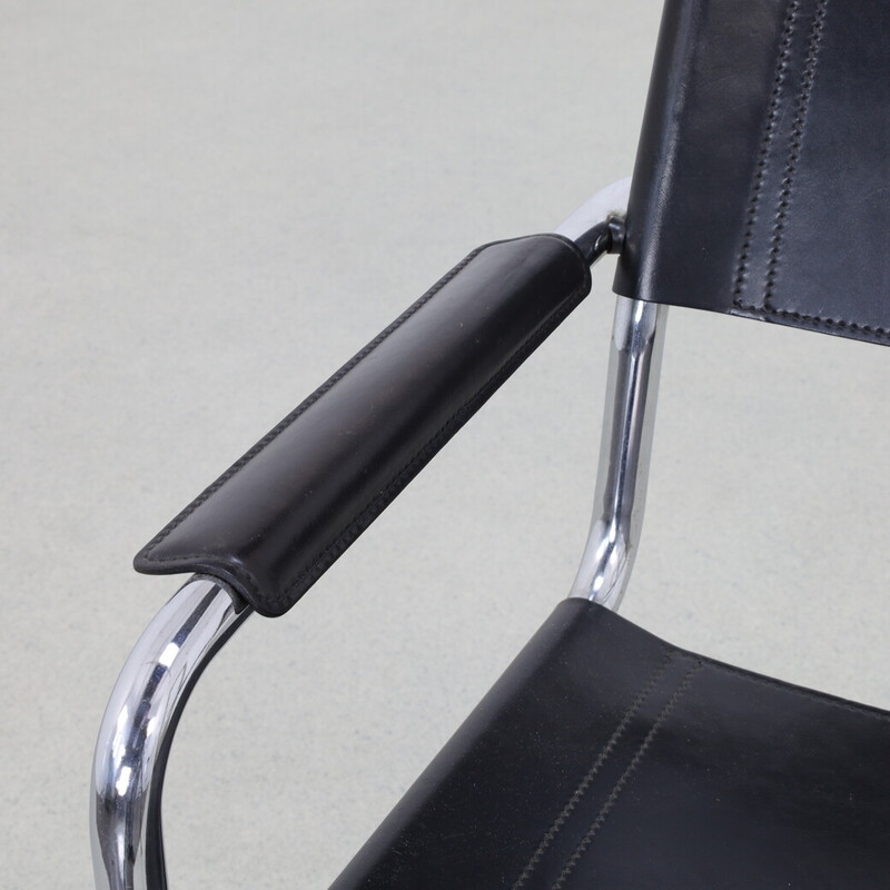 Conjunto de 4 cadeiras MG5 vintage com estrutura tubular para Matteo Grassi