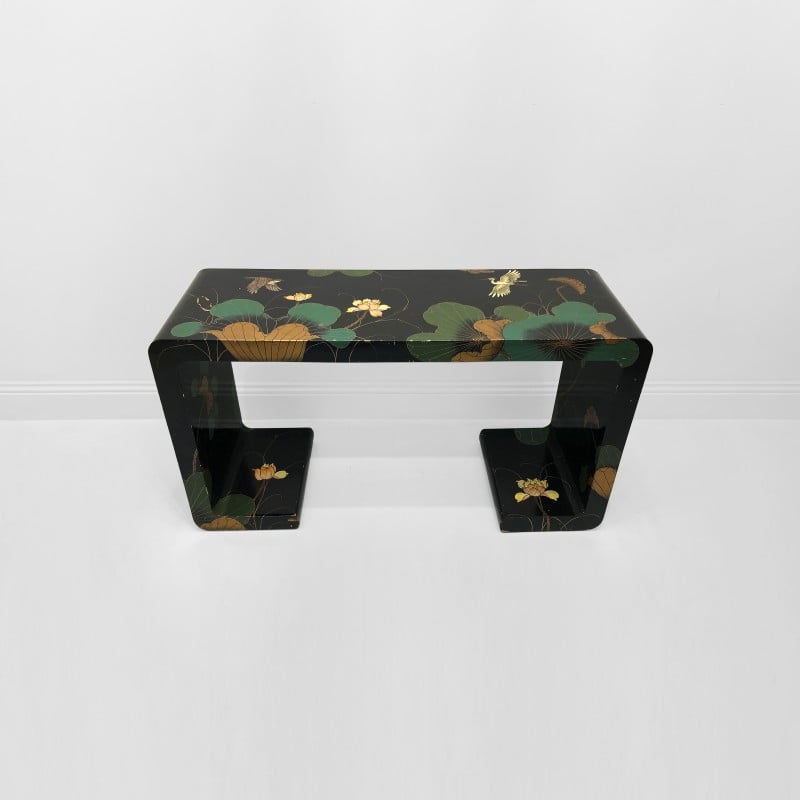 Table console vintage cascade, Chine 1970