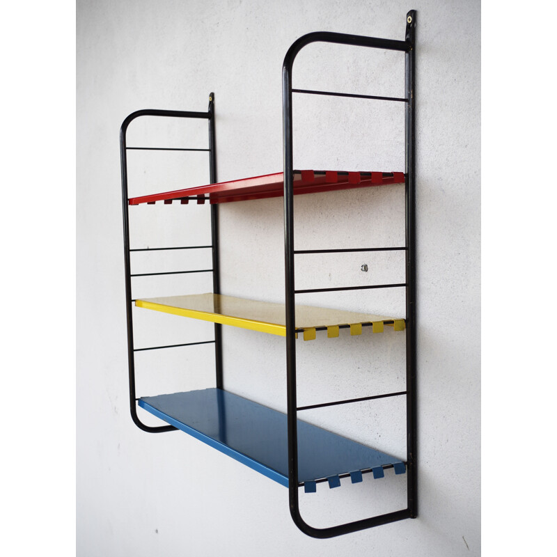 3-colour TOMADO shelving unit - 1950s