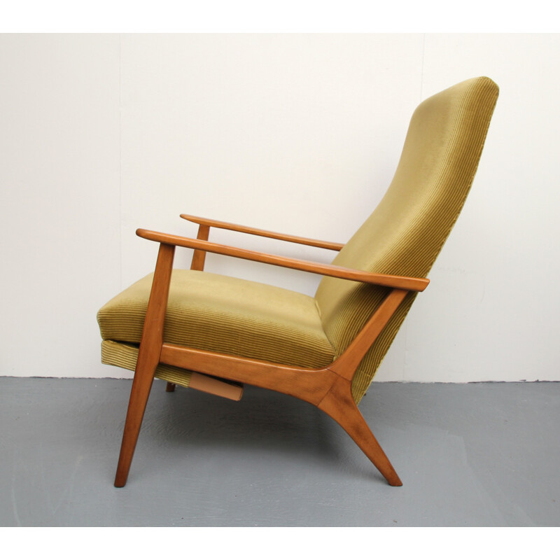 Relax armchair in mustard color - 1960s