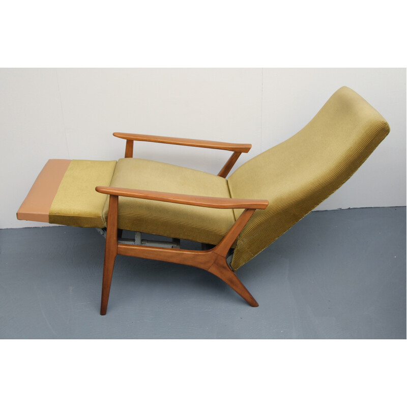 Relax armchair in mustard color - 1960s