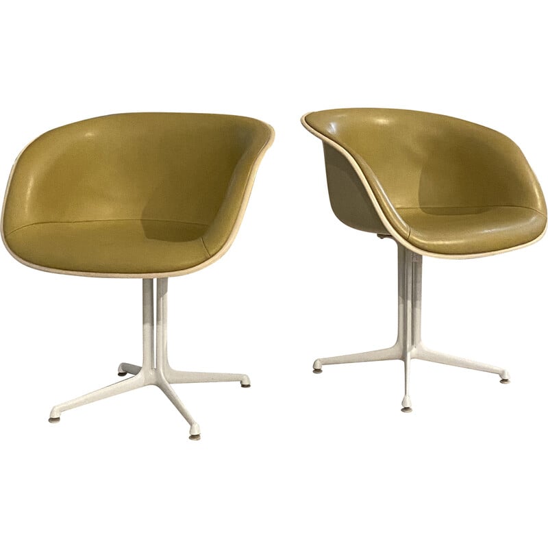 Paire de fauteuils vintage "La Fonda" par Charles and Ray Eames pour Herman Miller, 1960