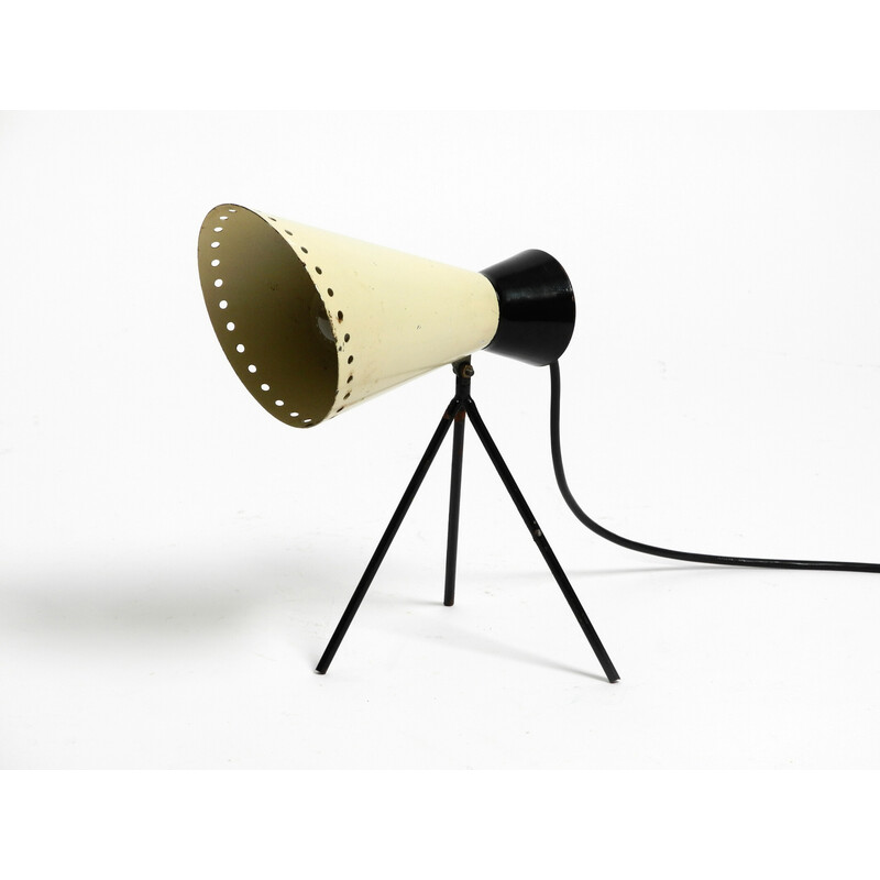 Vintage tripod table lamp by Josef Hurka for Napako, Czechoslovakia 1950