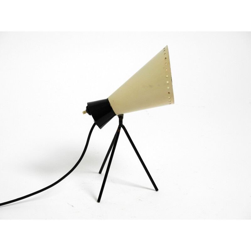 Vintage tripod table lamp by Josef Hurka for Napako, Czechoslovakia 1950