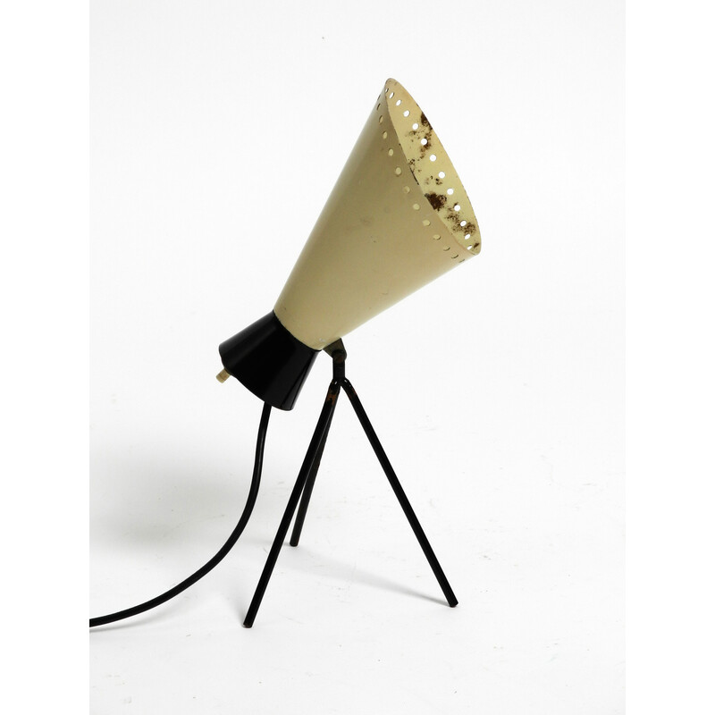 Vintage tripod table lamp by Josef Hurka for Napako, Czechoslovakia 1950