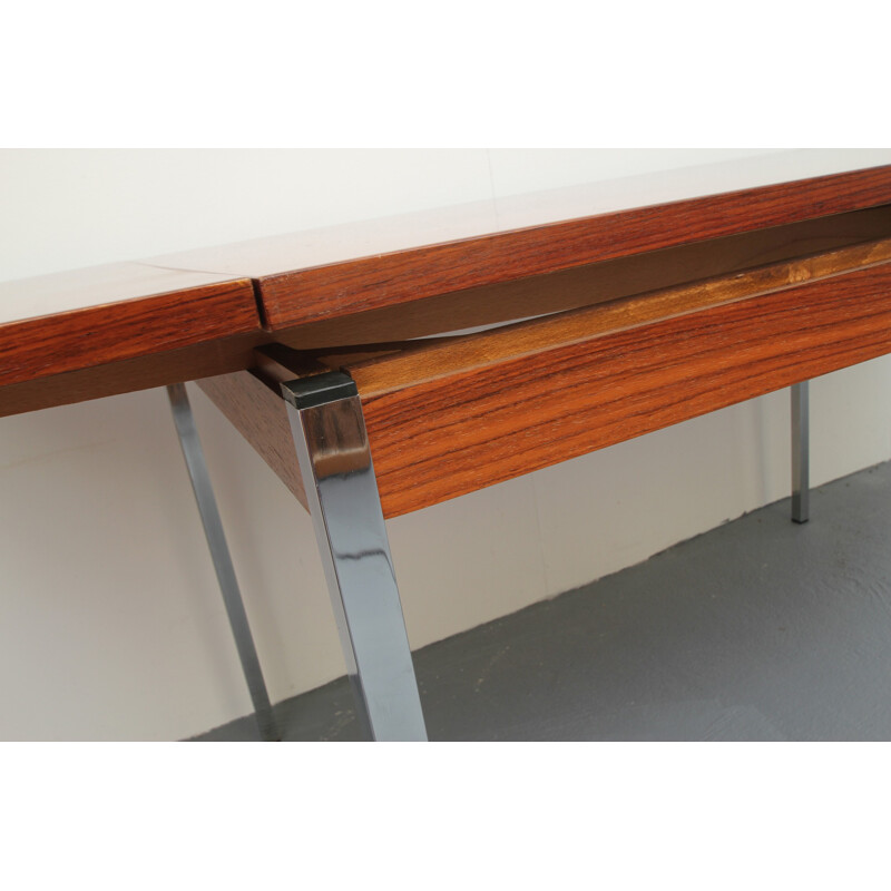 Extendable dining table in rosewood - 1970s