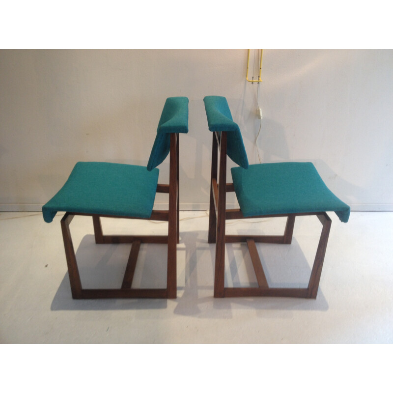 Set of 6 dining chairs by Henning Sørensen for Hos Dan-Ex - 1960s