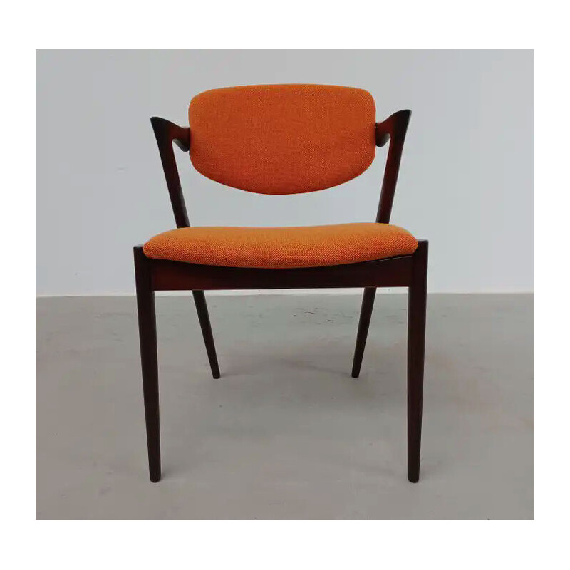 Satz von 8 Esszimmerstühlen aus Palisanderholz von Kai Kristiansen für Schous Møbelfabrik, 1960