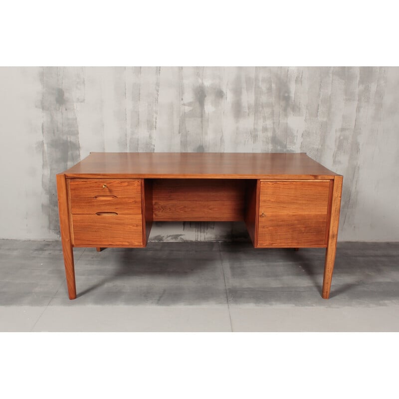 Bureau vintage en noyer de Wilhelm Renz, 1960