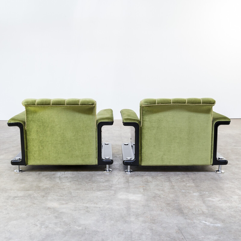 Green living room set by Gerd Lange for 't Spectrum - 1970s