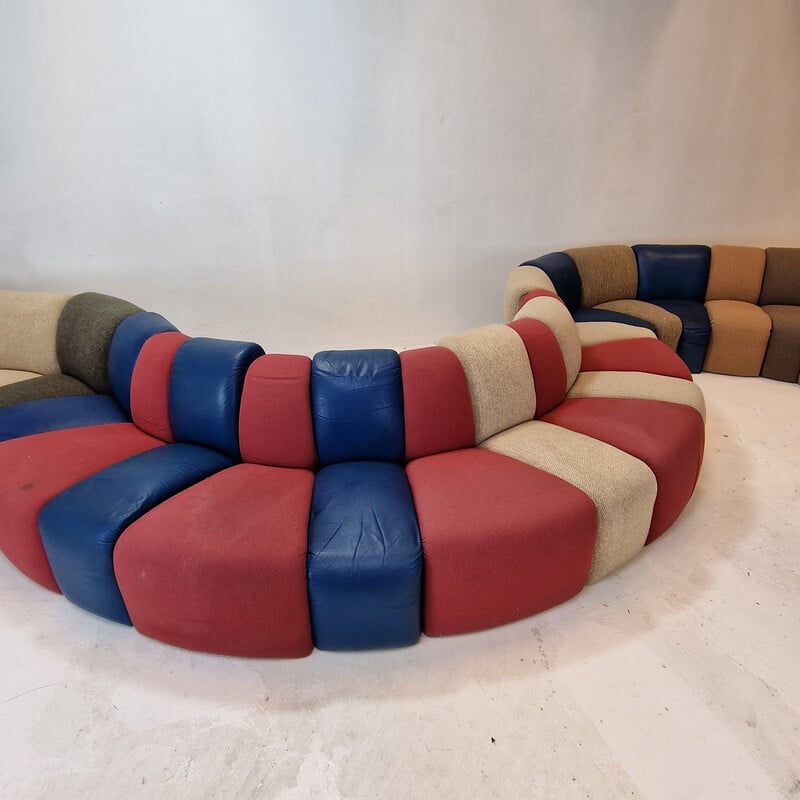 Vintage 3-seater Mississippi sofa by Pierre Paulin for Artifort, Netherlands 1970