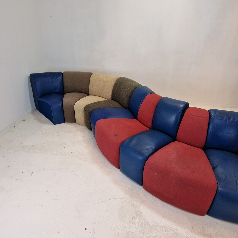 Vintage 3-seater Mississippi sofa by Pierre Paulin for Artifort, Netherlands 1970