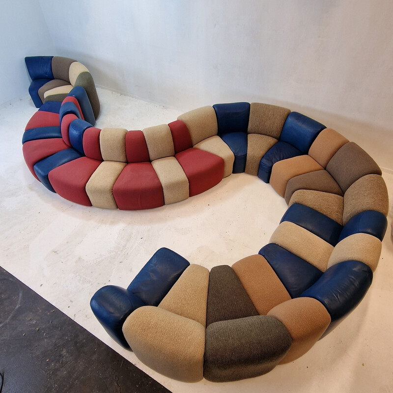 Vintage 3-Sitzer Mississippi Sofa von Pierre Paulin für Artifort, Niederlande 1970