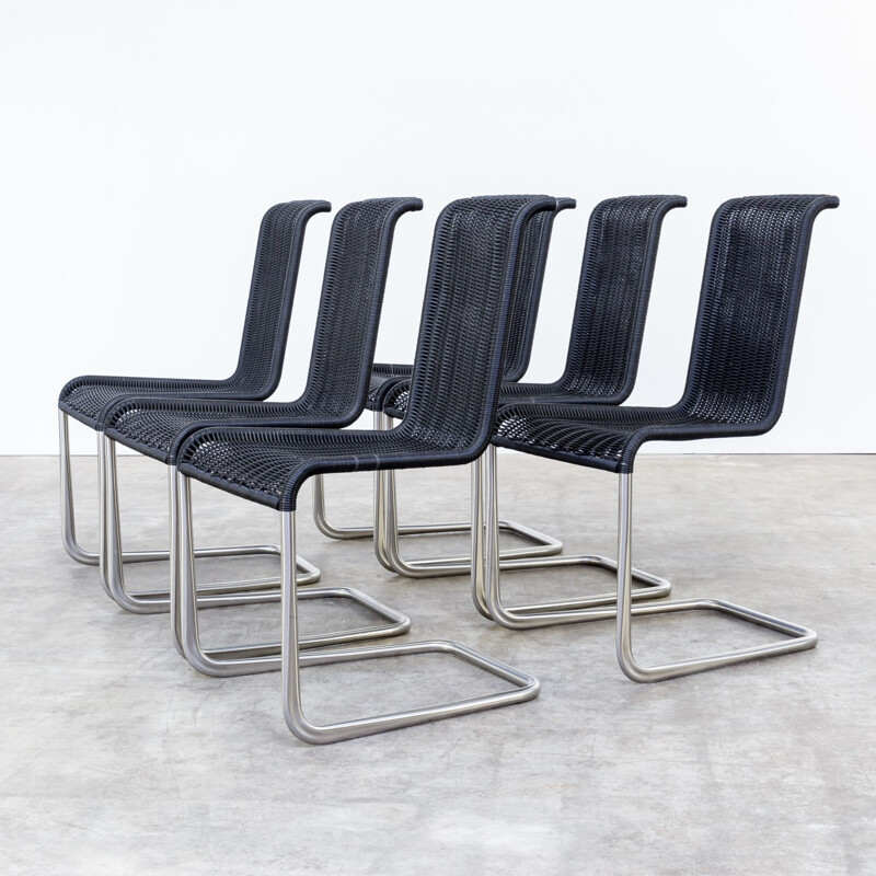 Set of 6 "B20" chairs by Jean Prouvé for Tecta - 1980s