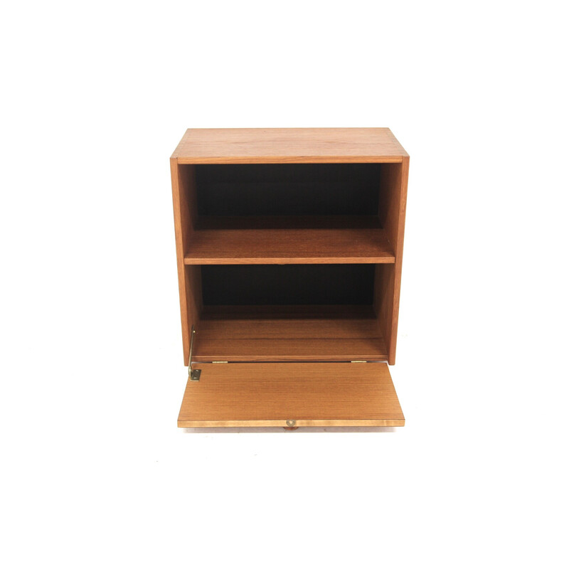 Vintage teak wall console by Nils Jonsson for Troeds, Sweden 1960