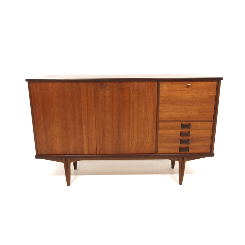 Enfilade vintage "Rosetto" en teck par Svante Skogh pour Abrahamssons Möbler, Suède 1960