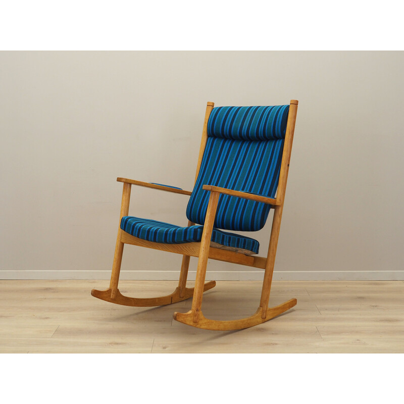 Vintage eiken schommelstoel van Kurt Østervig voor Slagelse, Denemarken 1970
