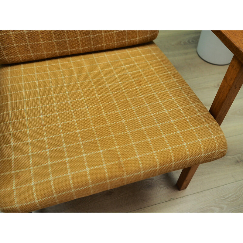 Vintage fauteuils bekleed met stof van Børge Mogensen, Denemarken 1980