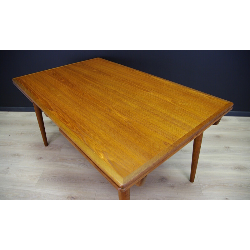 Vintage AT-312 teak dining table by Hans J. Wegner for Andreas Tuck Møbelfabrik, Denmark 1970