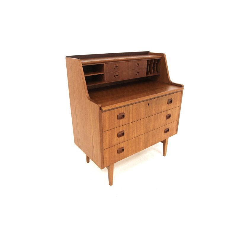 Vintage teak desk, Sweden 1960