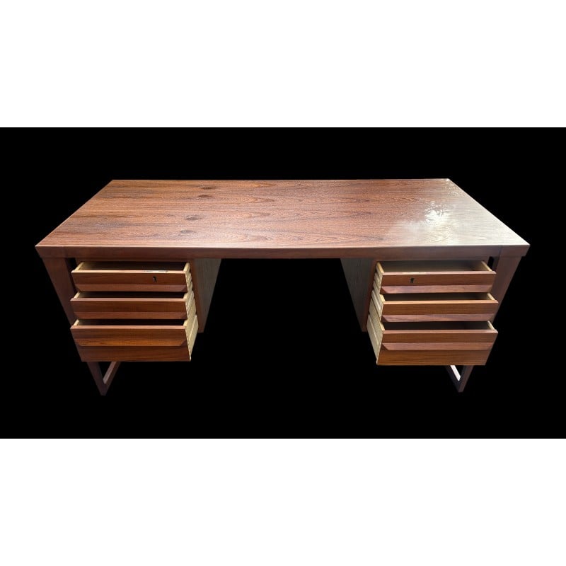 Vintage model 70 teak desk by Kai Kristiansen for Feldballes Mobelfabric, 1960