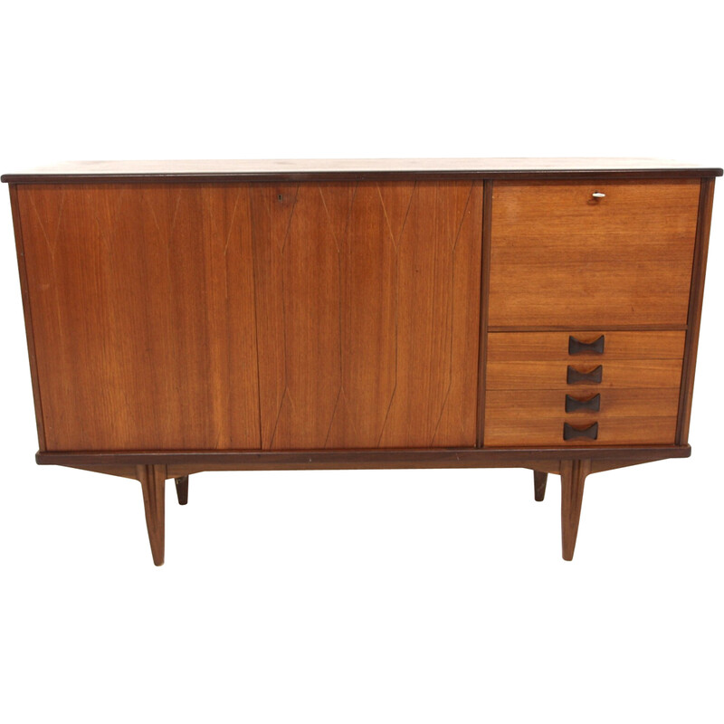 Vintage "Rosetto" teak sideboard by Svante Skogh for Abrahamssons Möbler, Sweden 1960