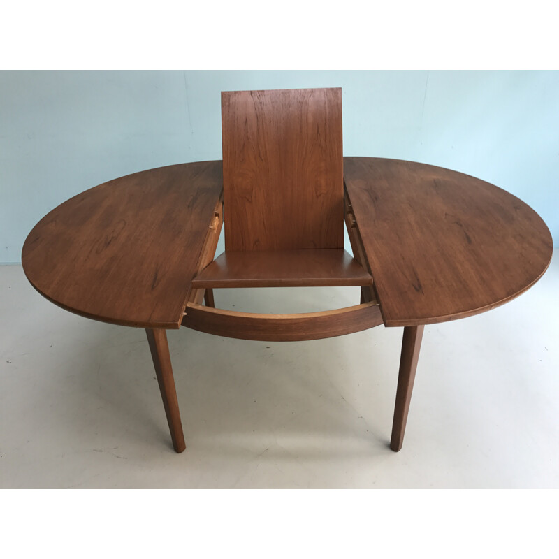 Mid century teak folding dining table - 1960s