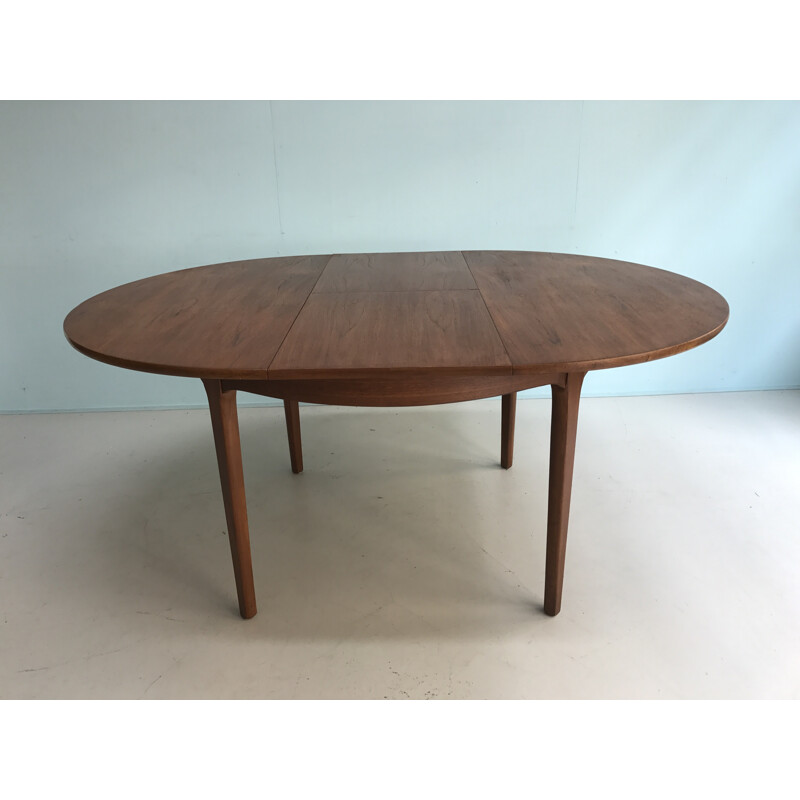 Mid century teak folding dining table - 1960s