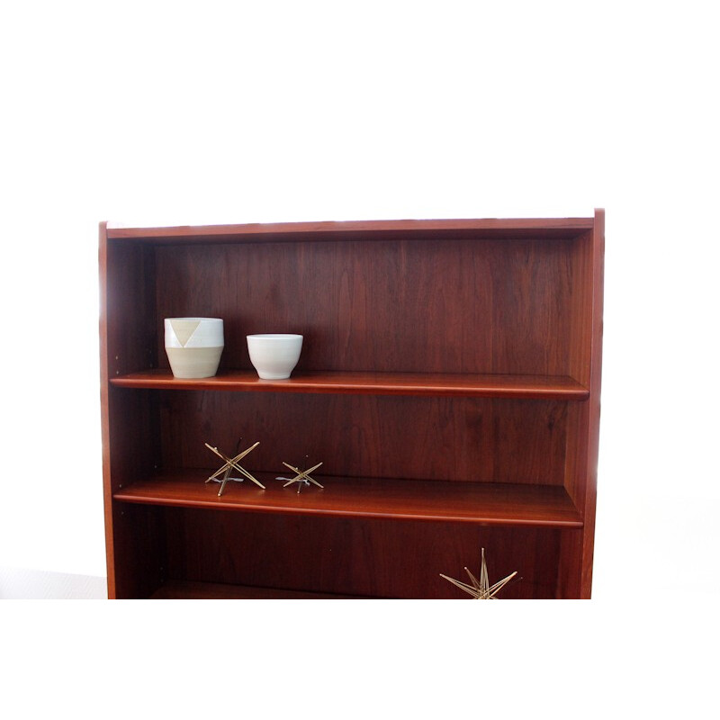 Scandinavian bookcase with storage box - 1960s