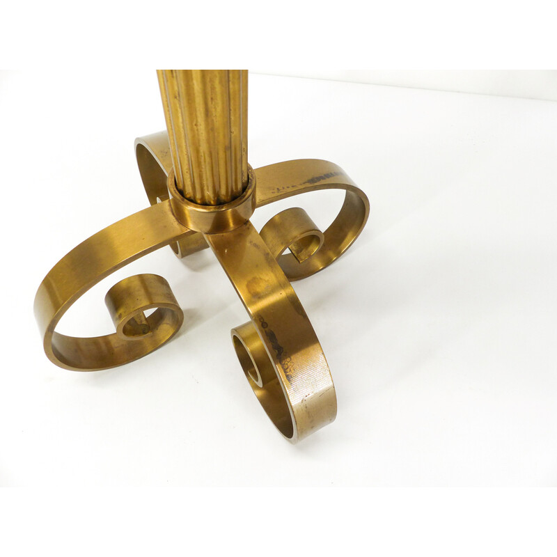 Vintage gilt brass candlestick by Ivar Ålenius Björk for Ystal Metall, 1960