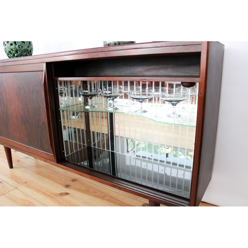 Rio rosewood sideboard with bar area by Erling Torvits - 1960s