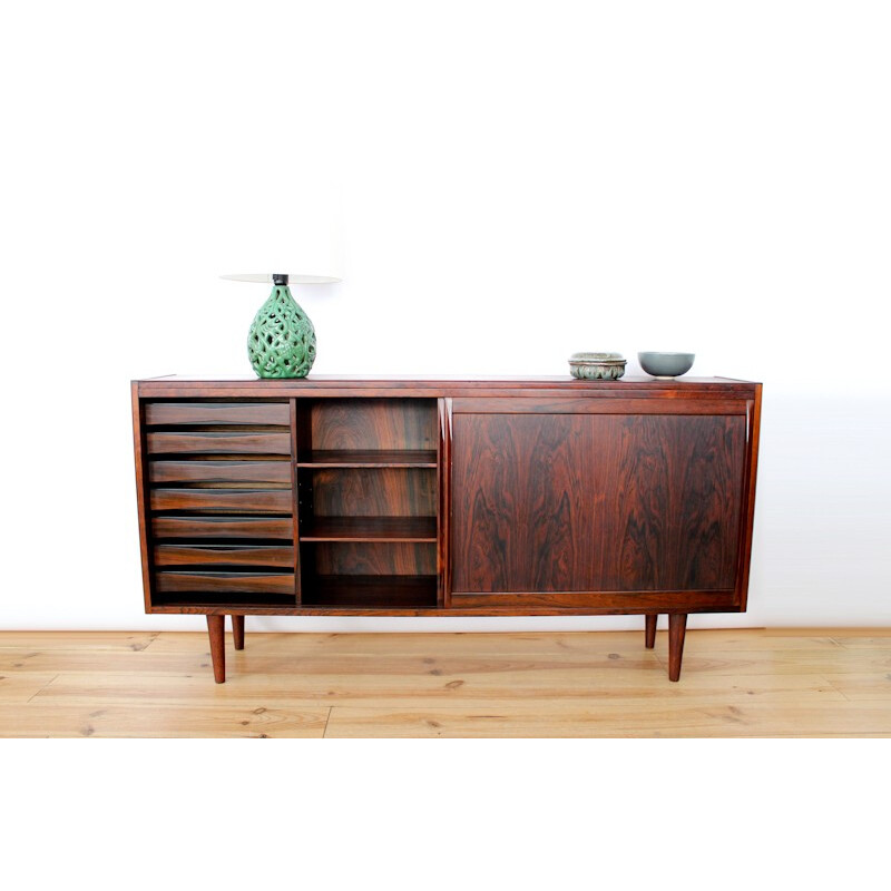 Rio rosewood sideboard with bar area by Erling Torvits - 1960s