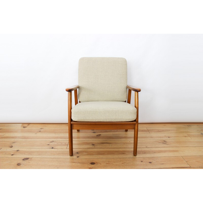 Paire de fauteuils scandinaves retapissés - 1960