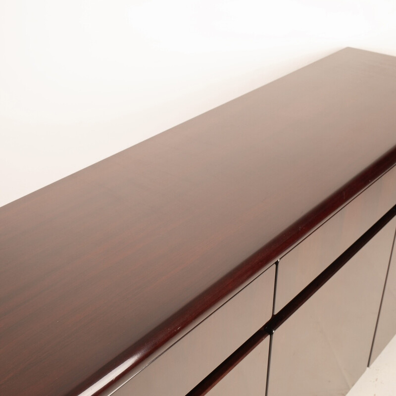 Vintage “Daniel” sideboard in African rosewood by Paolo Piva for Fama, Italy 1970