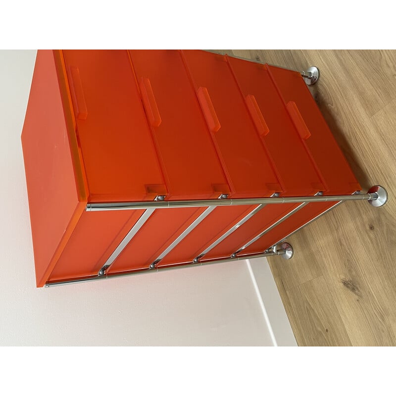 Vintage storage box with 5 drawers by Antonio Citterio for Kartell