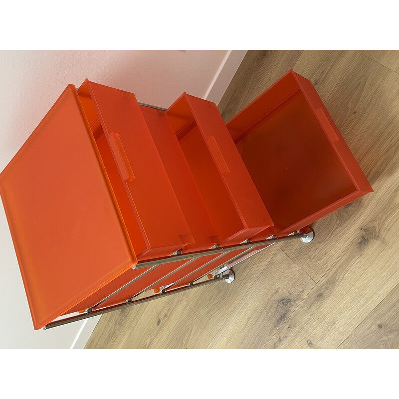 Vintage storage box with 5 drawers by Antonio Citterio for Kartell