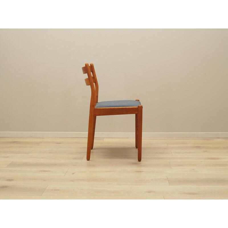 Set of 6 vintage teak and plywood chairs by Poul M. Volther, Denmark 1970