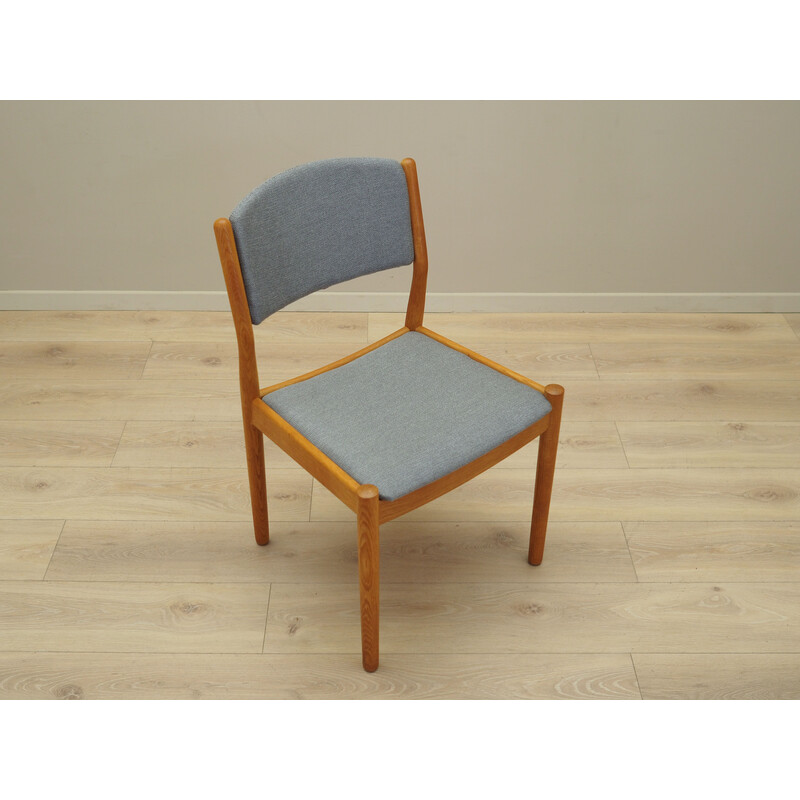 Set of 6 vintage ash wood chairs by Poul M. Volther for Fdb Møbler, Denmark 1960