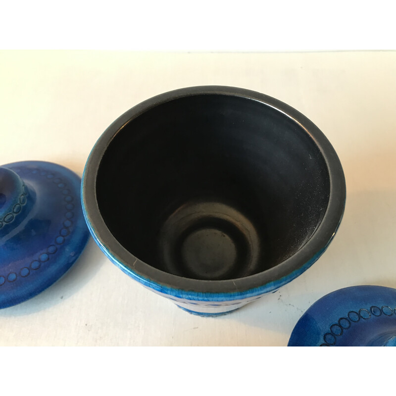 Par de vasos de cerâmica vintage de Pol Chambost