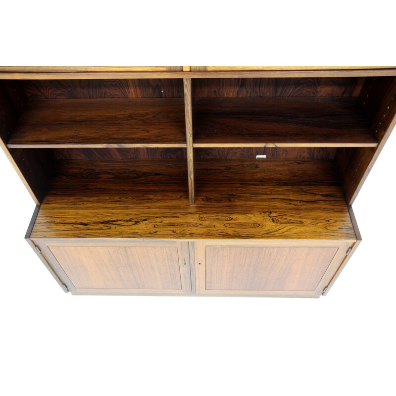 Vintage “Domi Monté” bookcase in rosewood by Nils Jonssons for Troeds, Sweden 1960