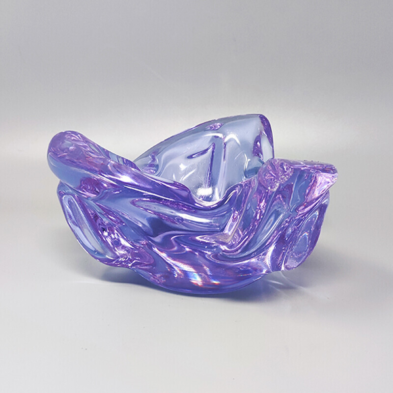 Vintage Murano glass ashtray by Ca dei Vetrai, Italy 1960