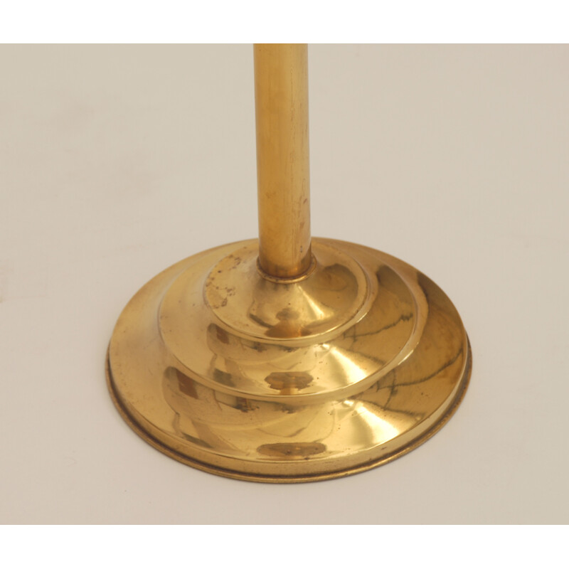Mid century golden brass ashtray - 1960s