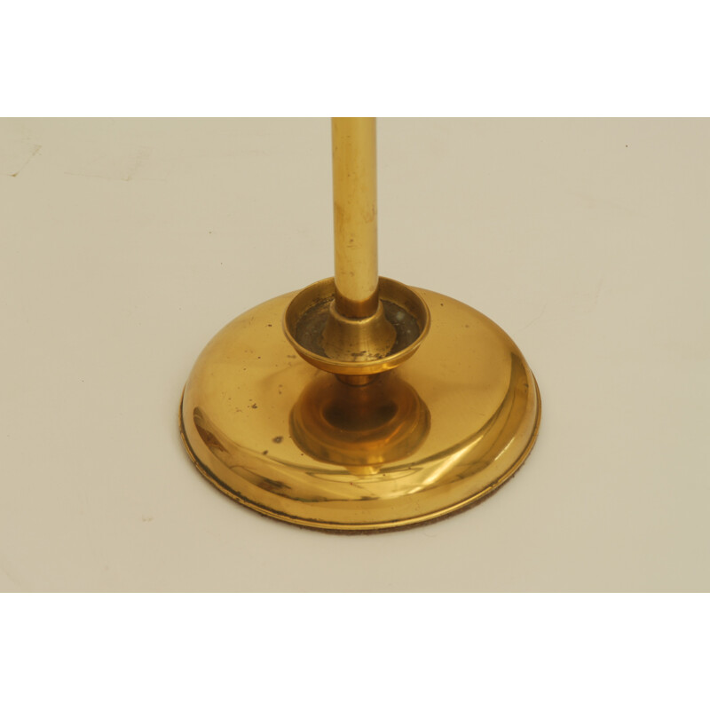 Brass umbrella stand produced in Czechoslovakia - 1960s