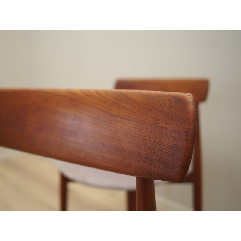 Set of 4 vintage teak chairs by H.W. Klein, Denmark 1960