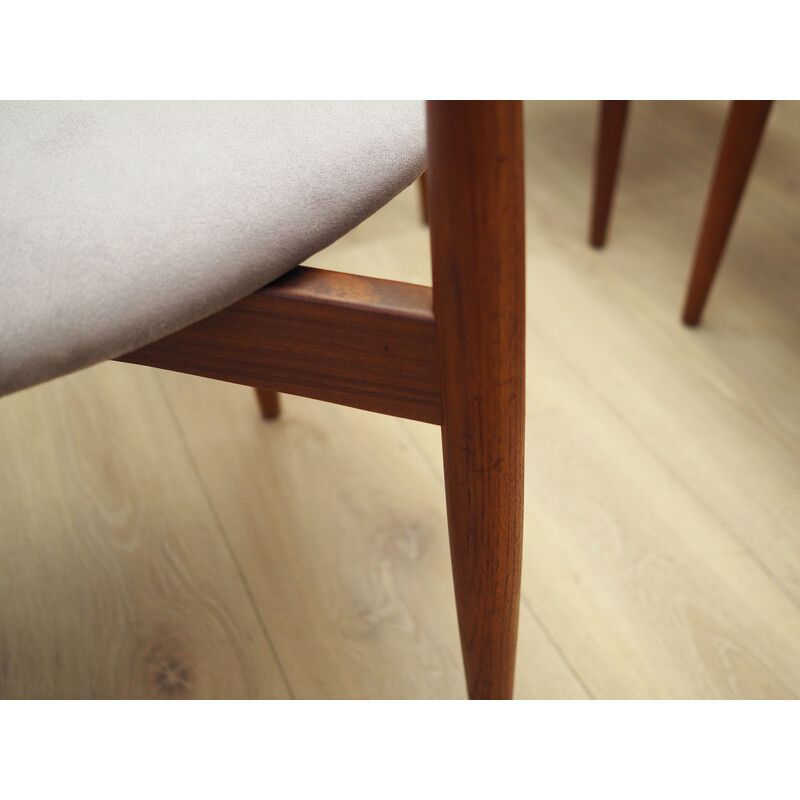 Set of 4 vintage teak chairs by H.W. Klein, Denmark 1960