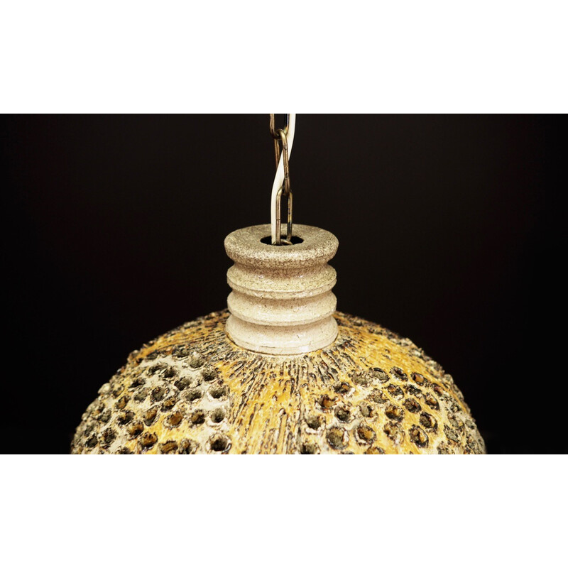 Vintage ceramic chandelier, 1970