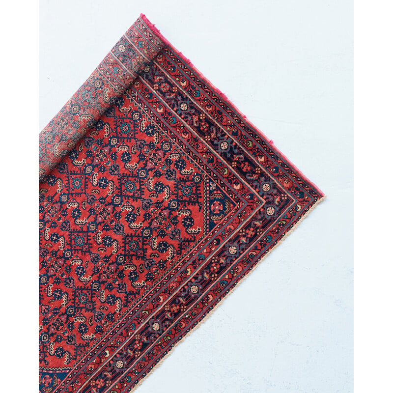 Vintage Persian hand-woven wool rug, 1960
