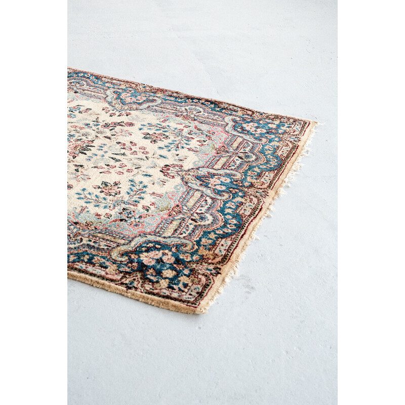 Vintage Keerman handgeknoopt Perzisch tapijt, 1960