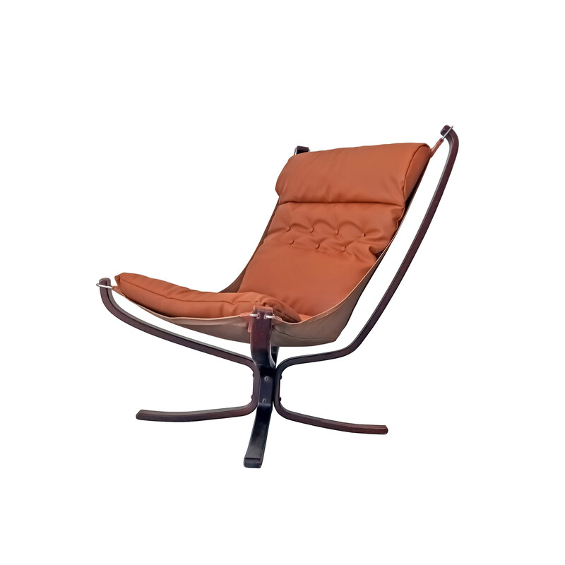 Fauteuil vintage Falcon par Sigurd Ressell pour Vatne Møbler, 1970